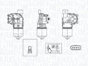 Motor stergator MAGNETI MARELLI 064376090010 – FORD | AutoRival