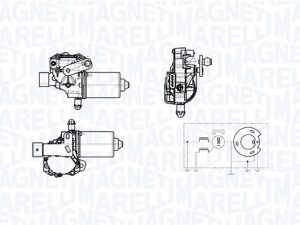 Motor stergator MAGNETI MARELLI 064378900010 – FORD | AutoRival