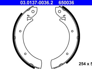 Set saboti frana ATE 03.0137-0036.2 – FORD | AutoRival