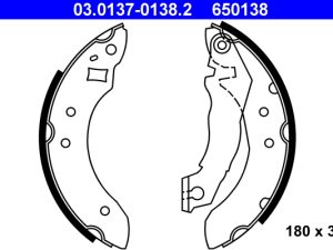 Set saboti frana ATE 03.0137-0138.2 – FORD | AutoRival