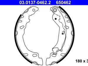 Set saboti frana ATE 03.0137-0462.2 – FORD | AutoRival