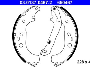 Set saboti frana ATE 03.0137-0467.2 – FORD | AutoRival