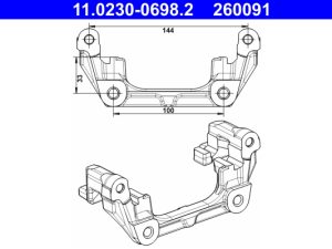 Suport etrier ATE 11.0230-0698.2 – FORD | AutoRival