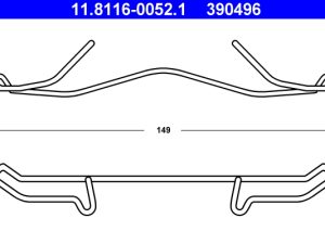 Arc etrier frana ATE 11.8116-0052.1 – FORD | AutoRival