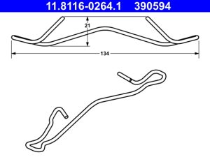 Arc etrier frana ATE 11.8116-0264.1 – FORD | AutoRival