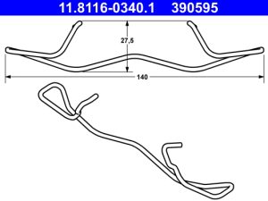 Arc etrier frana ATE 11.8116-0340.1 – FORD | AutoRival