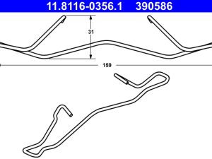 Arc etrier frana ATE 11.8116-0356.1 – FORD | AutoRival