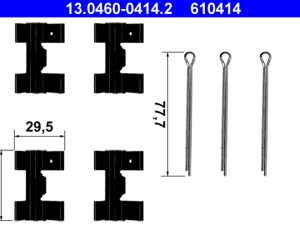 Set accesorii placute frana ATE 13.0460-0414.2 – FORD | AutoRival