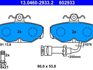 Set placute frana ATE 13.0460-2933.2 – FORD | AutoRival