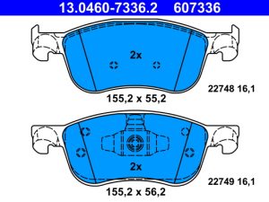 Set placute frana ATE 13.0460-7336.2 – FORD | AutoRival
