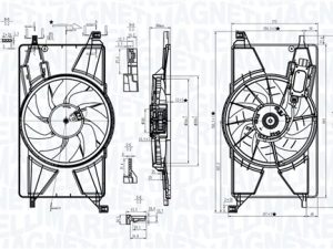 Ventilator radiator MAGNETI MARELLI 069422834010 – FORD | AutoRival