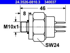 Comutator lumini frana ATE 24.3526-0810.3 – FORD | AutoRival