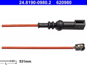 Senzor de avertizare uzura placute de frana ATE 24.8190-0980.2 – FORD | AutoRival