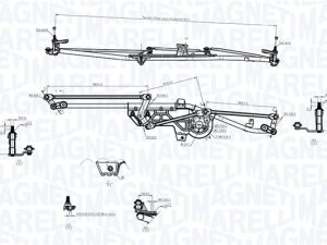 Legaturi stergator parbriz MAGNETI MARELLI 085570752010 – FORD | AutoRival