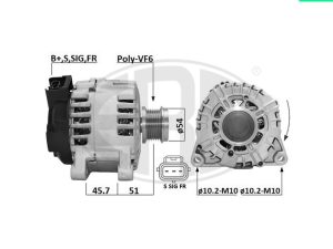 Alternator ERA 209682A – FORD | AutoRival