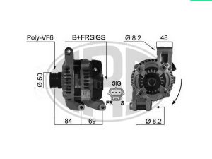Alternator ERA 210328A – FORD | AutoRival
