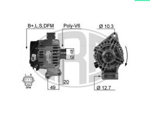 Alternator ERA 210357A – FORD | AutoRival