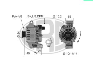 Alternator ERA 210359A – FORD | AutoRival