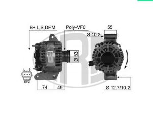Alternator ERA 210362A – FORD | AutoRival