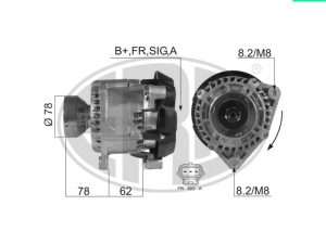 Alternator ERA 210366A – FORD | AutoRival