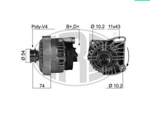 Alternator ERA 210405A – FORD | AutoRival