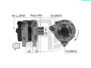 Alternator ERA 210427A – FORD | AutoRival