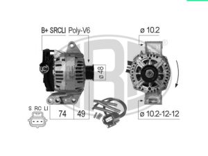 Alternator ERA 210434A – FORD | AutoRival