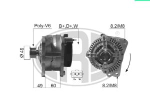 Alternator ERA 210621A – FORD | AutoRival