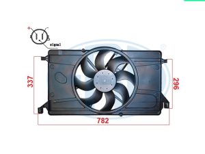Ventilator radiator ERA 352140 – FORD | AutoRival