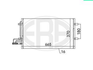 Condensator climatizare ERA 667029 – FORD | AutoRival