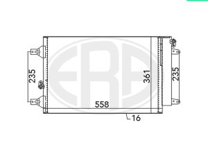 Condensator climatizare ERA 667059 – FORD | AutoRival