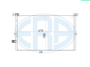 Condensator climatizare ERA 667163 – FORD | AutoRival