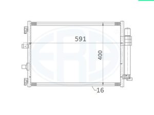 Condensator climatizare ERA 667176 – FORD | AutoRival