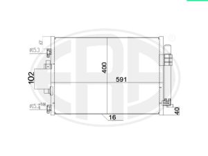 Condensator climatizare ERA 667181 – FORD | AutoRival