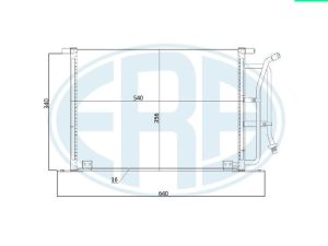 Condensator climatizare ERA 667206 – FORD | AutoRival