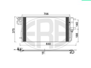 Condensator climatizare ERA 667269 – FORD | AutoRival