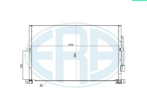 Condensator climatizare ERA 667280 – FORD | AutoRival
