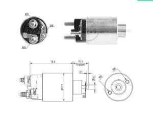 Solenoid electromotor ERA ZM3795 – FORD | AutoRival