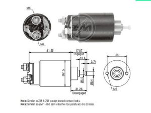 Solenoid electromotor ERA ZM761 – FORD | AutoRival