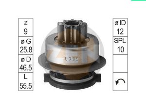 Cuplaj unisens demaror ERA ZN0799 – FORD | AutoRival