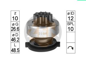 Cuplaj unisens demaror ERA ZN0938 – FORD | AutoRival