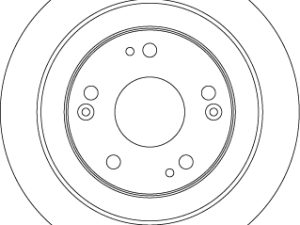 Disc frana HONDA CIVIC IX (FK) 1.4 i-VTEC (FK1) benzina 99 cai TRW DF6526