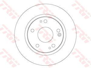 Disc frana HONDA CIVIC X hatchback (FC_, FK_) 1.0 VTEC (FK6) benzina 129 cai TRW DF6704