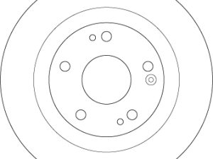 Disc frana HONDA CIVIC X limuzina (FC_) 1.0 iVTEC (FC9) benzina 126 cai TRW DF6705