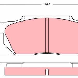 Placute frana HONDA CIVIC IV Hatchback (EC, ED, EE, EF) 1.3 (EC8) benzina 75 cai TRW GDB358