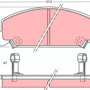Placute frana HONDA CIVIC IV Shuttle (EE, EF) 1.4 i 16V (EE1) benzina 90 cai TRW GDB764