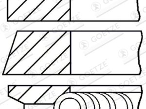 Set segmenti piston HONDA CIVIC III Shuttle (AN, AR) 1.5 (AN) benzina 86 cai GOETZE ENGINE 08-228400-00