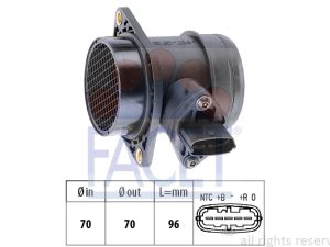 Senzor debit aer HONDA CIVIC VII Hatchback (EU, EP, EV) 1.7 CTDi (EP4, EU9) diesel 100 cai FACET 10.1031