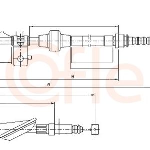 Cablu frana de parcare HONDA CIVIC VI limuzina (EJ, EK, SO) 1.5 i (EK3) benzina 114 cai COFLE 10.5233