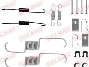 Set accesorii sabot de frana HONDA HR-V (GH_) 1.6 16V benzina 124 cai METZGER 105-0743